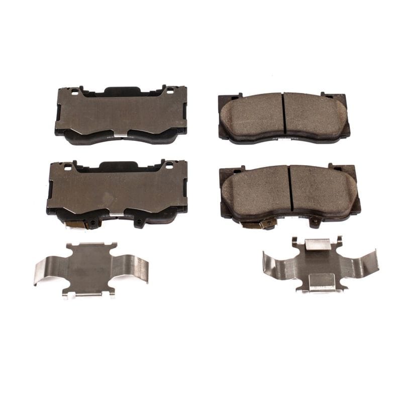 PowerStop — PowerStop - Z17 Low-Dust Ceramic Brake Pads with Hardware