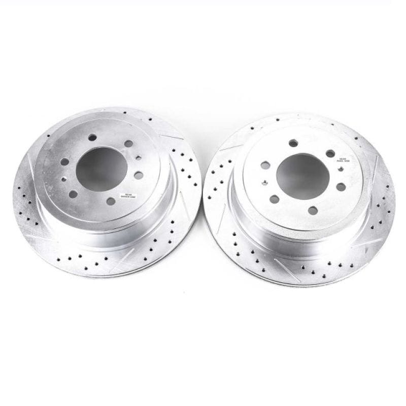 PowerStop — PowerStop Evolution Performance Drilled, Slotted & Plated Brake Rotor Pair