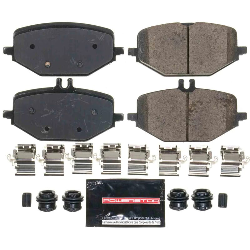 PowerStop — PowerStop - Z23 Daily Driver Carbon-Fiber Ceramic Brake Pads with Hardware Kit