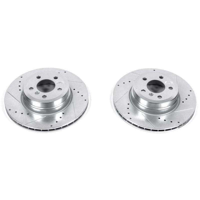 PowerStop — PowerStop Evolution Performance Drilled, Slotted & Plated Brake Rotor Pair