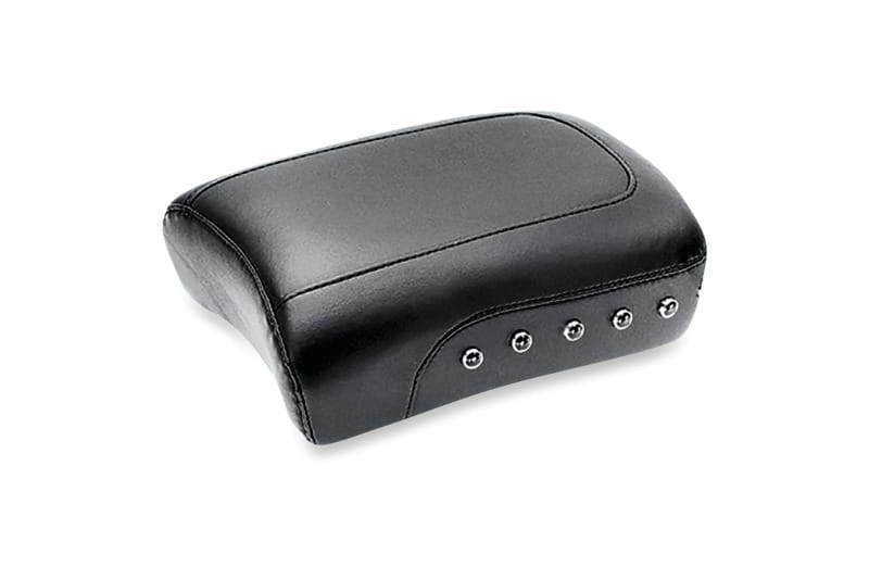 Mustang Motorcycle — Mustang 08-21 Harley Electra Glide, Rd Glide,Rd King,Str Glide Touring Pass Seat w/ Studs -Black