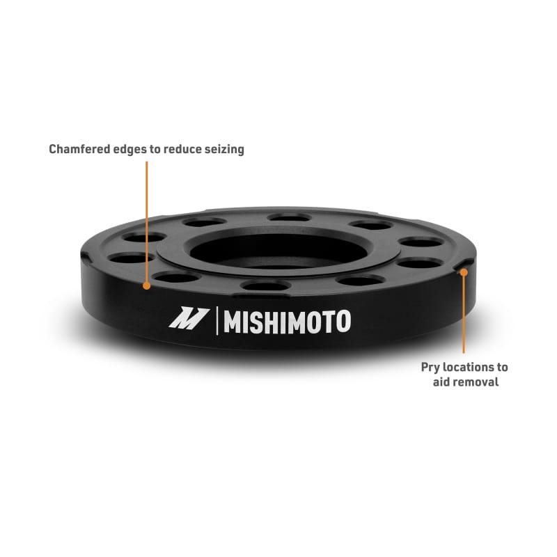 Mishimoto — Wheel Spacers, Black, 5x112 20mm, fits BMW M3/M4 2021+