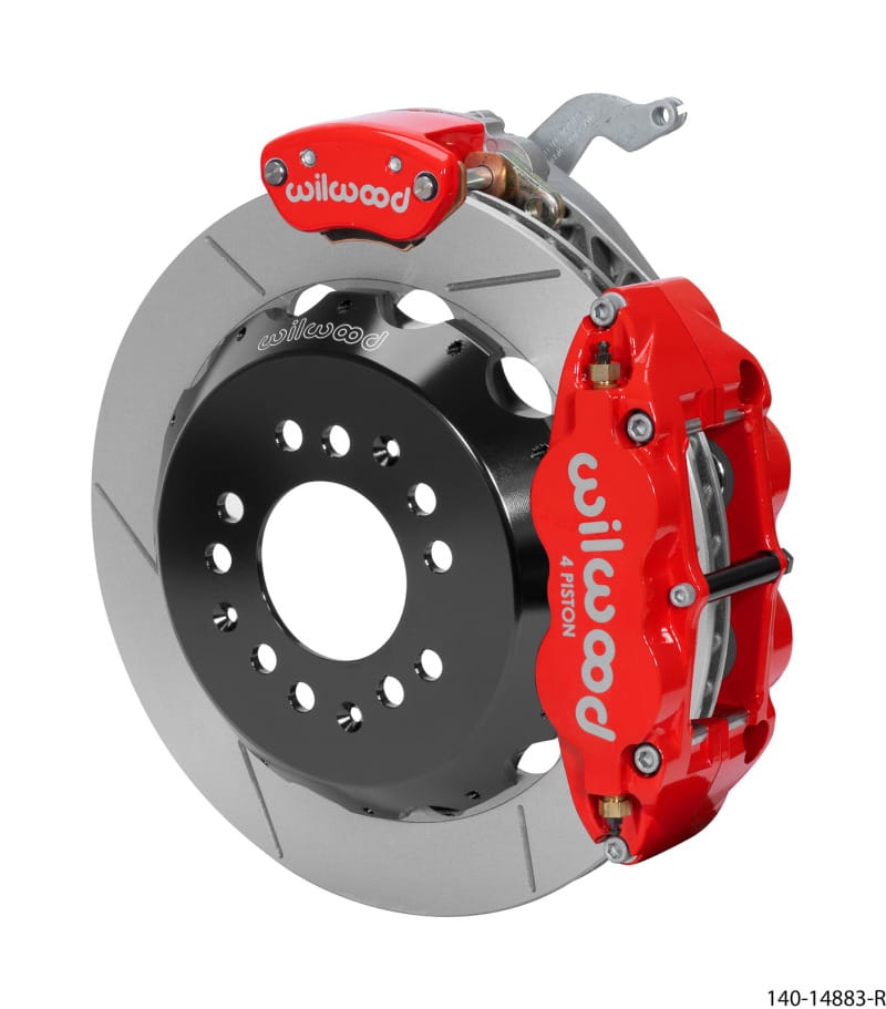 Wilwood — Wilwood Narrow Superlite 4R-MC4 Red Rear Kit 12.88in Slotted Rotor 88-96 Chevy Corvette C4
BRAKE KIT