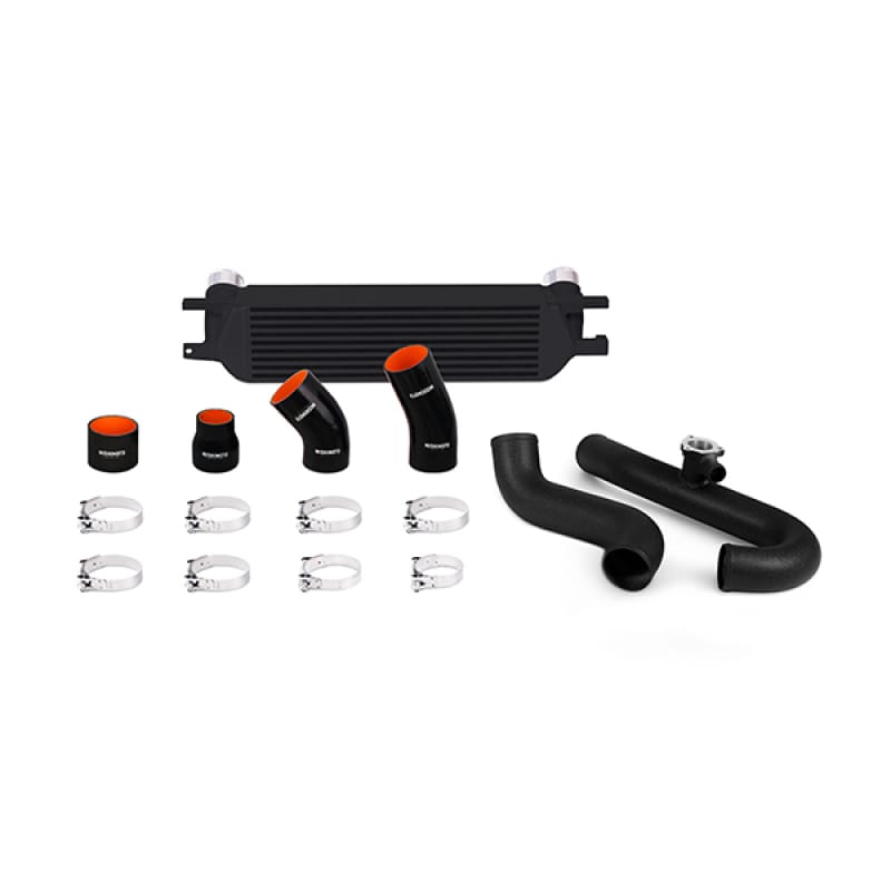 Mishimoto — Mishimoto 2015 Ford Mustang EcoBoost Performance Intercooler Kit - Black Core Wrinkle Black Pipes