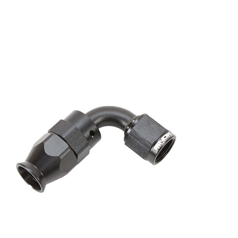 Snow Performance — -6 AN 90 Degree PTFE Hose End (Black)