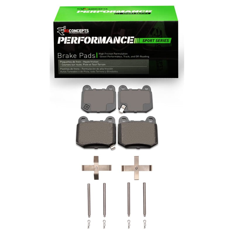 R1 Concepts — R1 2003-2025 Infiniti G35 Rear R1 Performance Sport Pads & Hardware Kit
R1 Performance Sport