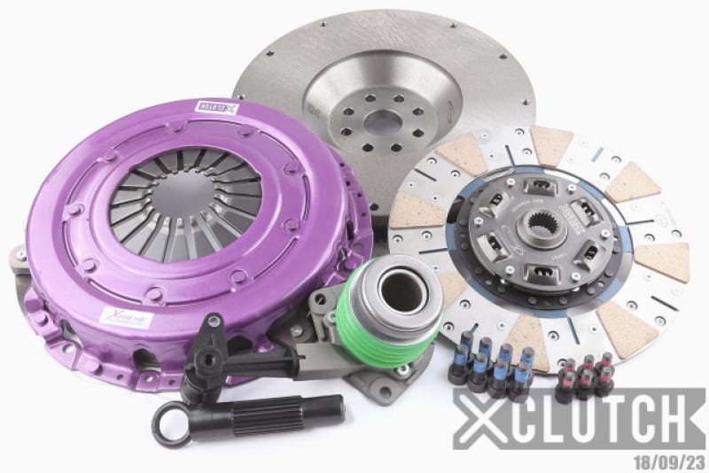 XCLUTCH — Clutch Kit Inc Chromoly Flywheel + HRB; Stage 2  Cushioned Ceramic Clutch Disc