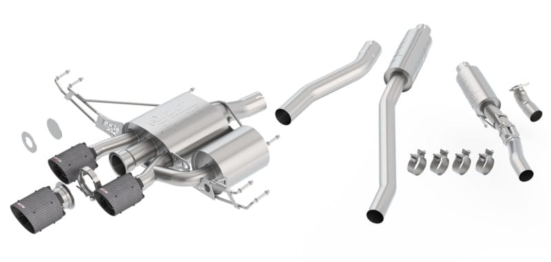 Borla — Borla 17-18 Honda Civic Type R 2.0L 2.75in Atak Adjustable Catback Exhaust (Carbon Fiber Black Tip)
Cat-Back System
