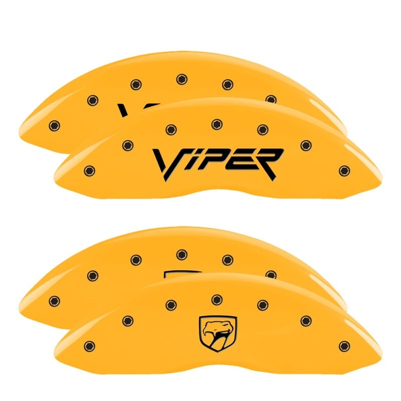 MGP — Set of 4 caliper covers, Engraved Front: Gen 2/Viper - Engraved Rear: Gen 2/Snak