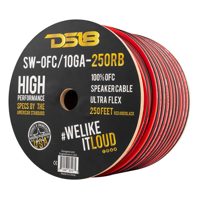 DS18 — DS18 Speaker Wires 10-GA 250-Feet