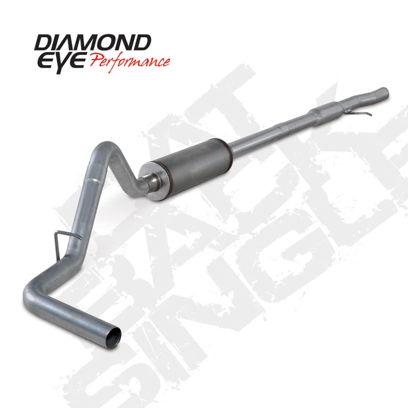 Diamond Eye Performance — 2014 CHEVY 4.8L and 5.3l V8 1500 3" CAT BACK SINGLE 409 STAINLESS STEEL