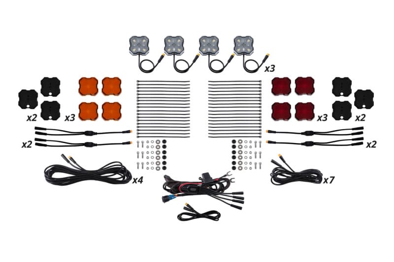 Diode Dynamics — Diode Dynamics Single-Color Rock Light Installer Magnet Mount Kit (12-pack)