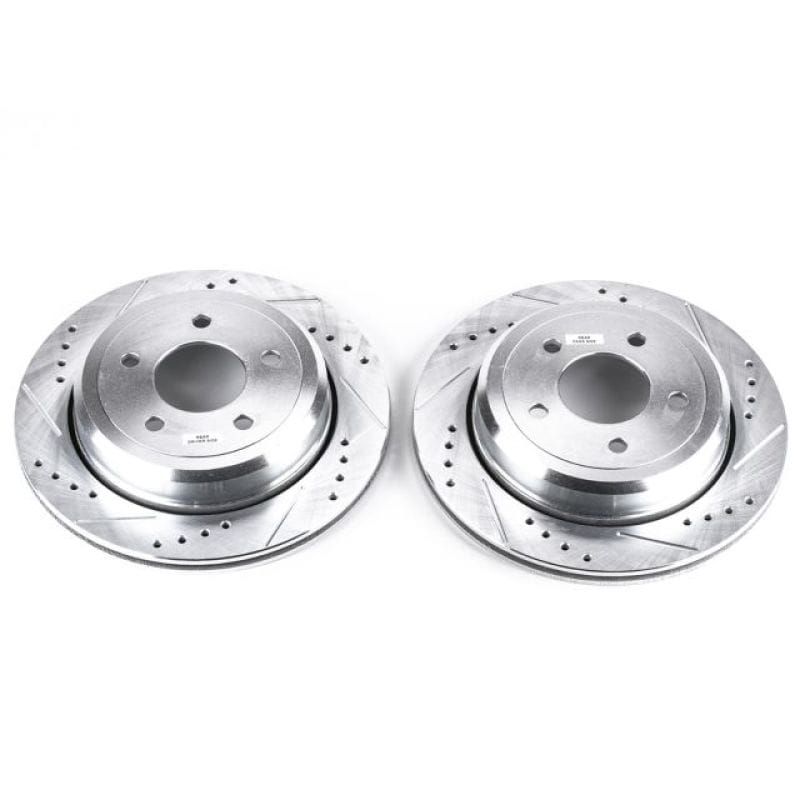 PowerStop — PowerStop Evolution Performance Drilled, Slotted & Plated Brake Rotor Pair