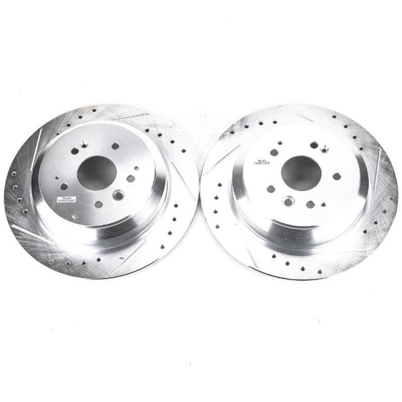 PowerStop — PowerStop Evolution Performance Drilled, Slotted & Plated Brake Rotor Pair