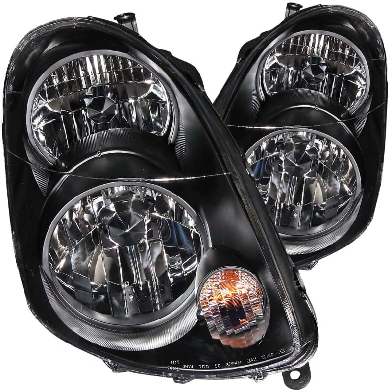 ANZO — ANZO 2003-2004 Infiniti G35 Crystal Headlights Black
Head Light Set
HdLtSet