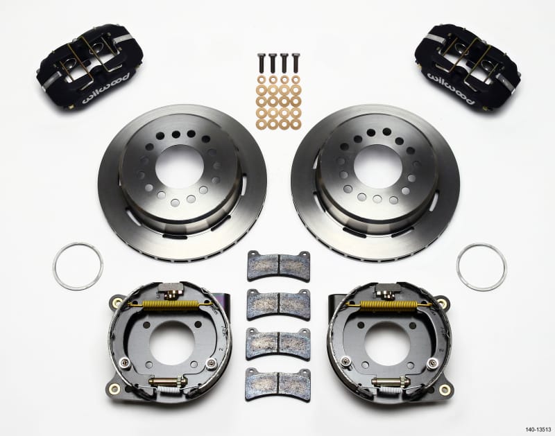 Wilwood — KIT,REAR,DISC/DRUM,BOP,2.75 OFFSET 1PC 11.00,BLACK POWDER COAT