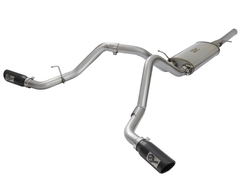 aFe — MACH Force-Xp 3 IN 409 Stainless Steel Cat-Back Exhaust System w/Black Tip