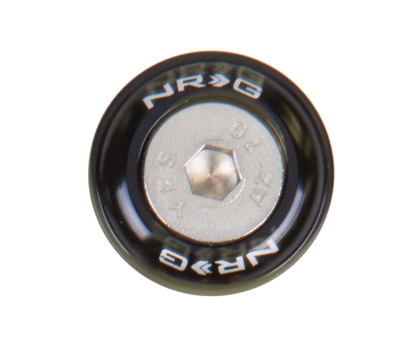 NRG — NRG Fender Washer Kit w/Rivets For Metal (Black) - Set of 10