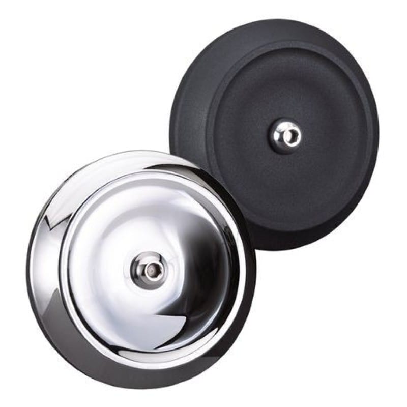 S&S Cycle — S&S Cycle Dished Bobber Air Cleaner Cover w/ Machined Highlights  - Chrome