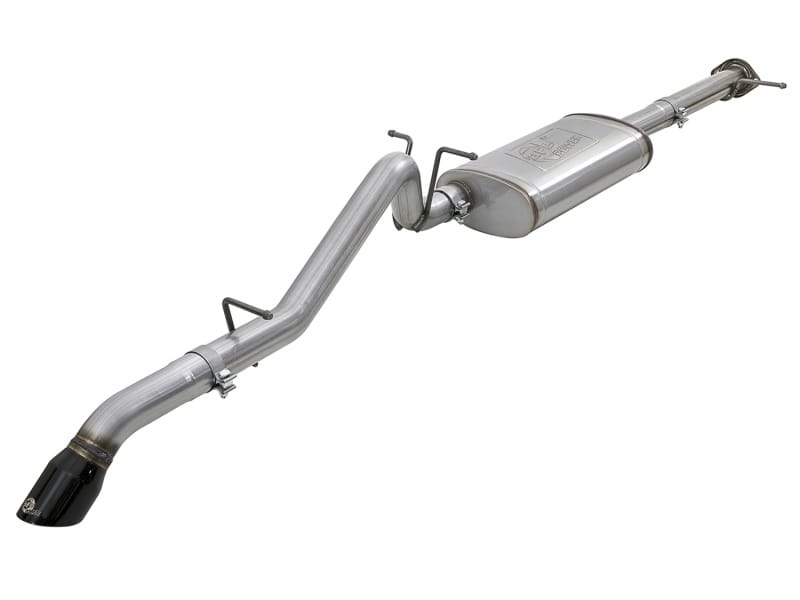 aFe — MACH Force-Xp 3 IN 409 Stainless Cat-Back Hi-Tuck Exhaust System w/ Black Tip