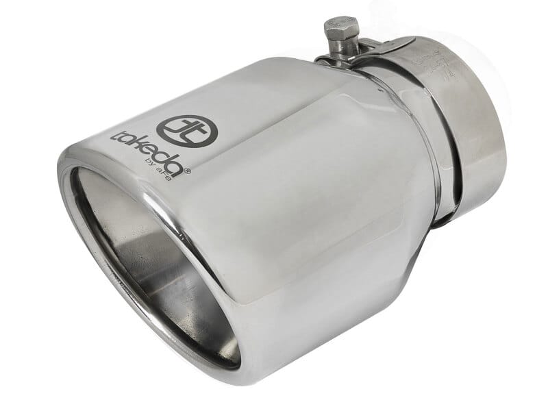 aFe — Takeda 304 Stainless Steel Clamp-on Exhaust Tip Polished
