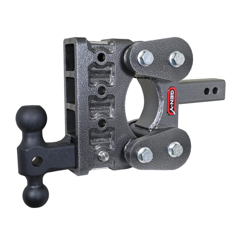 GEN-Y Hitch — Gen-Y The Boss Torsion-Flex 2in Shank 5in Drop 1.7K TW 16K Hitch w/GH-051 Dual-Ball
Drop Hitch