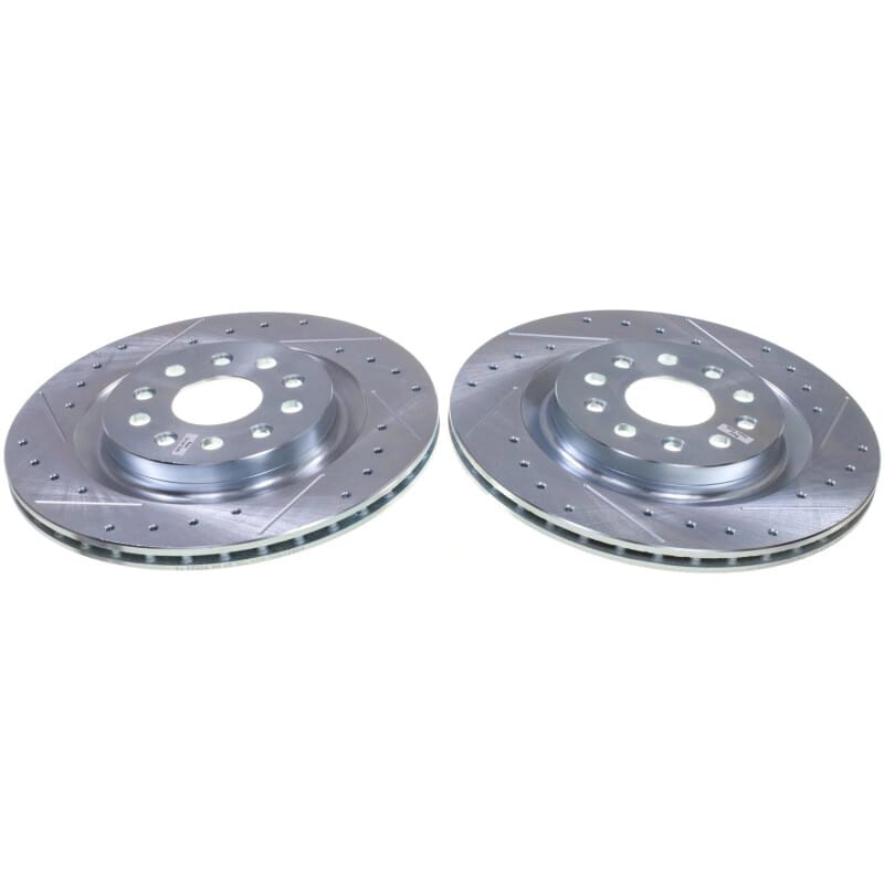 PowerStop — PowerStop Evolution Performance Drilled, Slotted & Plated Brake Rotor Pair
