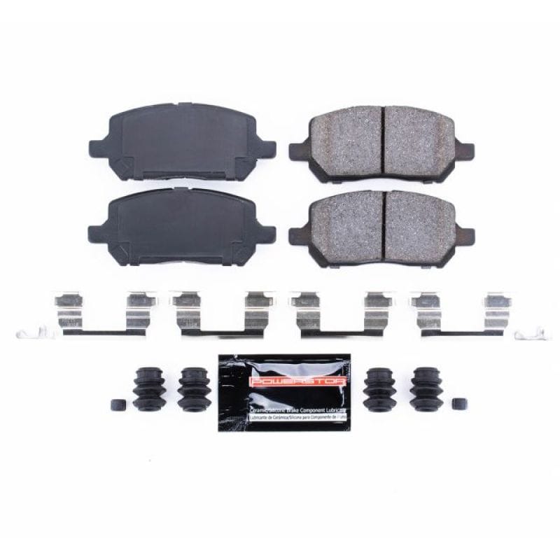 PowerStop — PowerStop - Z23 Daily Driver Carbon-Fiber Ceramic Brake Pads with Hardware Kit
