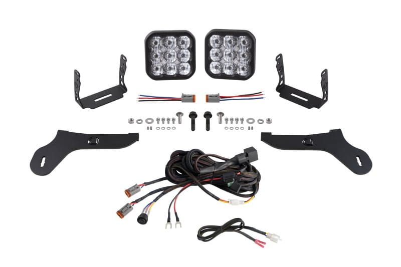 Diode Dynamics — Pod lightbar featuring advanced TIR optics for high efficiency and focus.
Bolt-on Pod Light kit for 2017-2020 Ford Raptor.