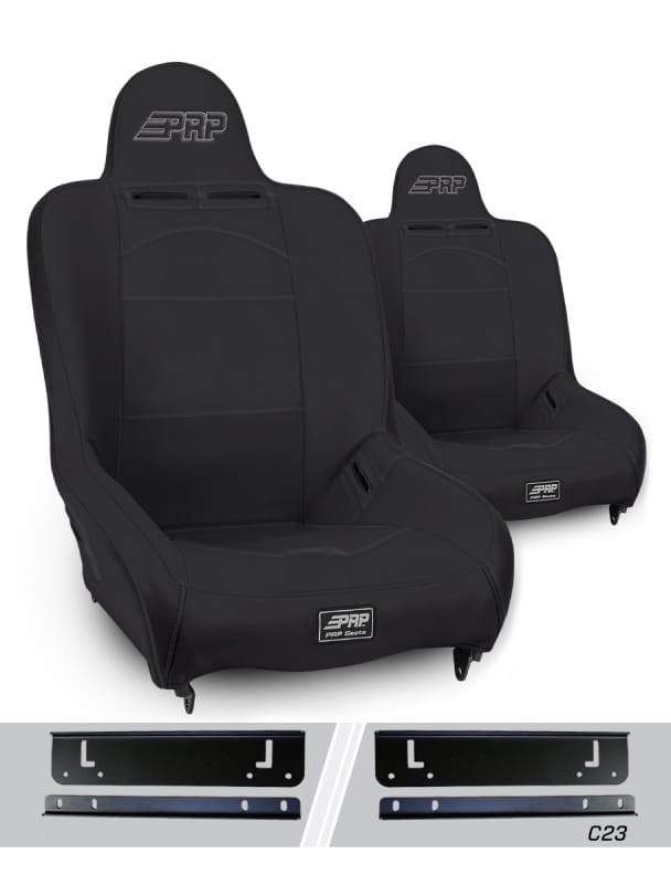 PRP Seats — Premier High Back Suspension Seats Kit for 97-02 Jeep Wrangler TJ (Pair)