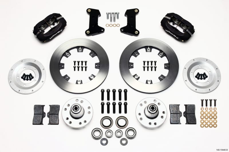 Wilwood — KIT,FRONT,PINTO/MUSTANG II,74-78,FDLI 12.19,BLACK POWDER COAT