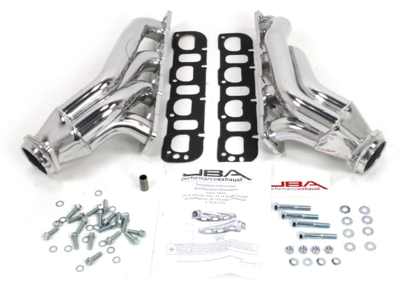 JBA — JBA 05-14 Chrysler 6.1/6.4L HEMI 1 7/8in Primary Silver Ctd Cat4Ward Header
Exhaust Header