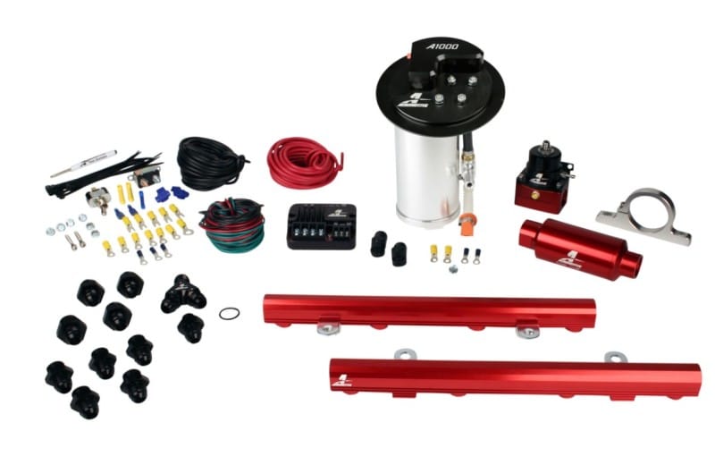Aeromotive — 10-17 Mustang GT Stealth A1000 Street Fuel System with 5.0L 4-V Fuel Rails