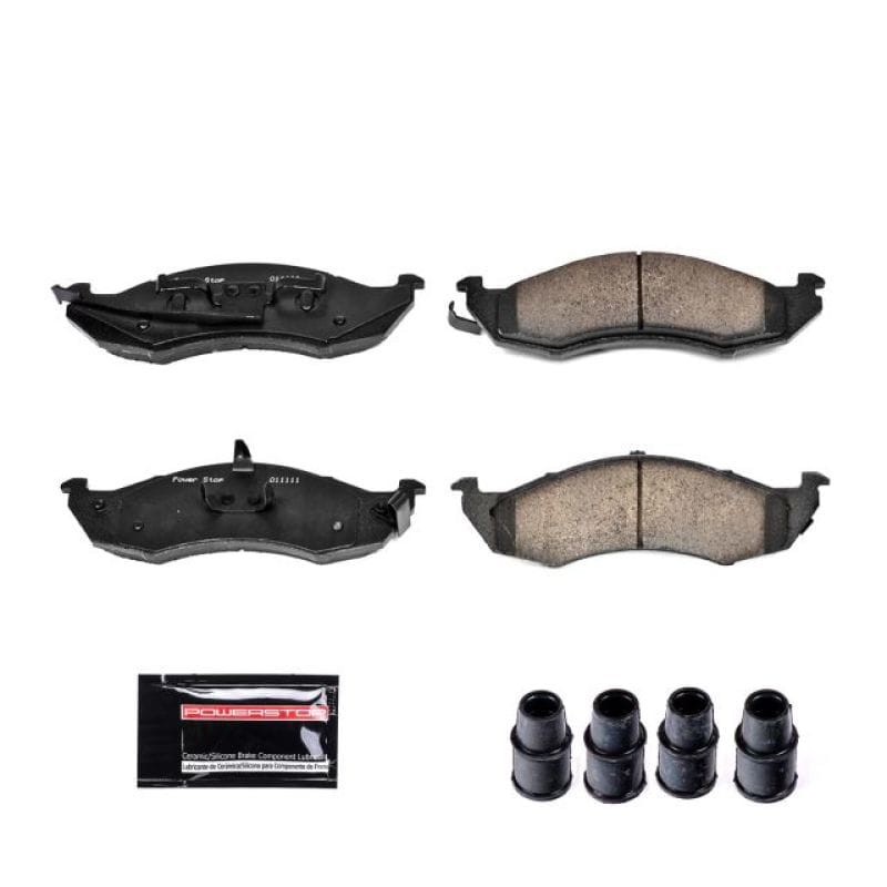 PowerStop — PowerStop - Z23 Daily Driver Carbon-Fiber Ceramic Brake Pads with Hardware Kit