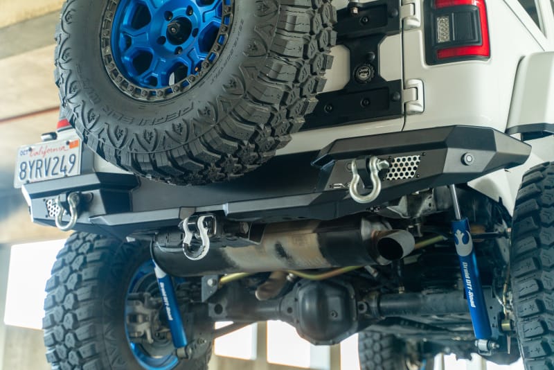 DV8 Offroad — Jeep Wrangler JL MTO Series Rear Bumper w/ Optional Tire Carrier