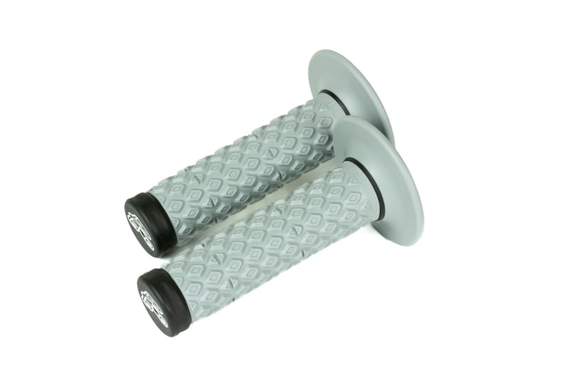 Renthal — Renthal Soft/Firm MX Dual Compound Grips Tapered 1/2 Waffle - Gray/Black