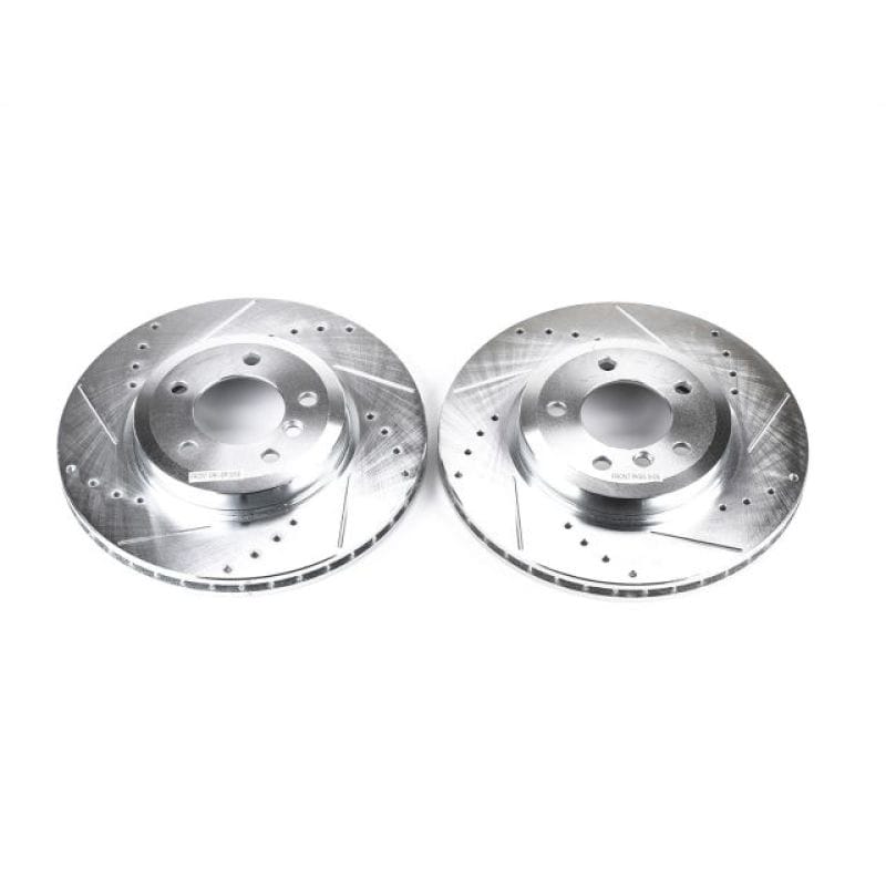 PowerStop — PowerStop Evolution Performance Drilled, Slotted & Plated Brake Rotor Pair