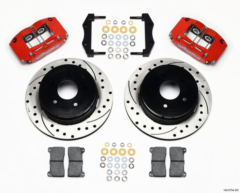 Wilwood — KIT,REAR,DPR-DS,GTO,2005,12.19 ROTOR DRILLED,RED