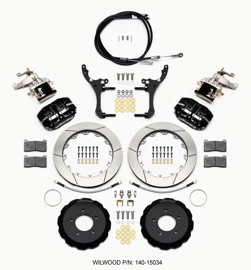 Wilwood — KIT,REAR,MIATA,06-15,DPR/MC4,12.88x.81 W/LINES/CABLES