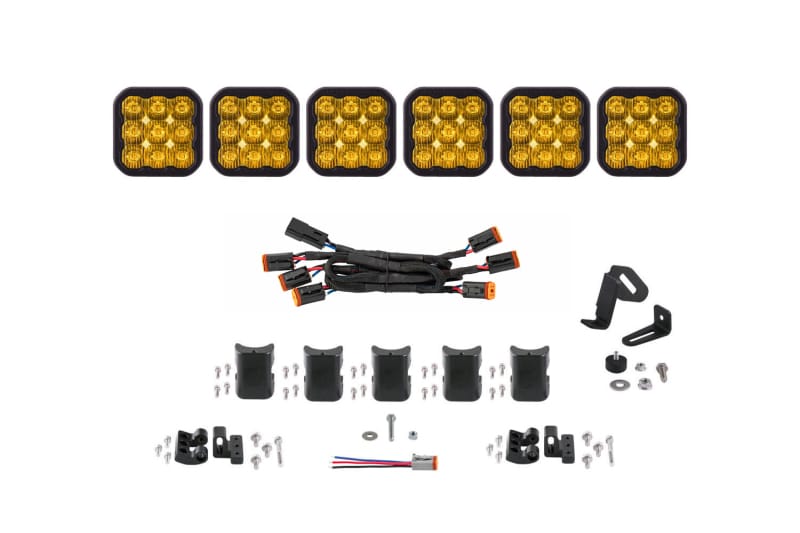 Diode Dynamics — Pod light featuring advanced TIR optics for high efficiency and focus.