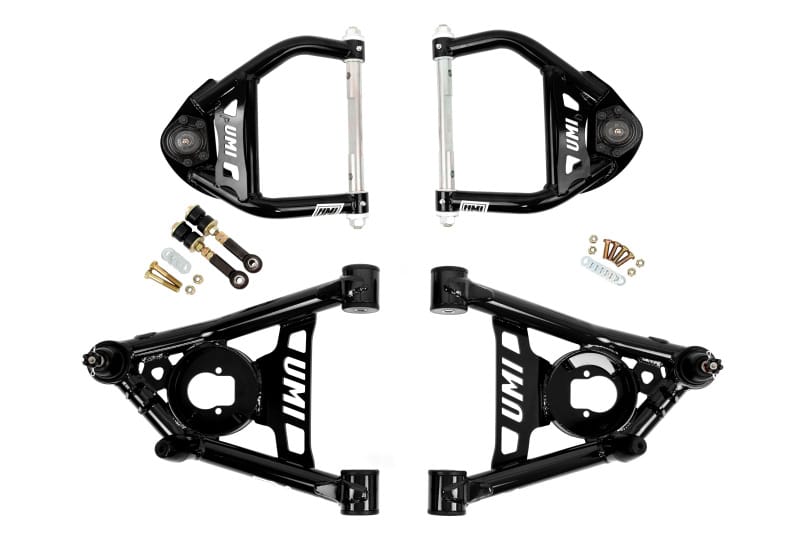 UMI Performance — 403133 - 1964-1972 GM A-Body Tubular Upper & Lower Front A-Arm Kit