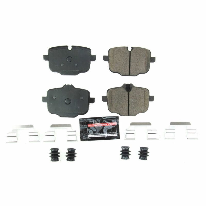 PowerStop — PowerStop - Z23 Daily Driver Carbon-Fiber Ceramic Brake Pads with Hardware Kit
