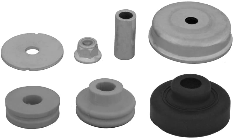 KYB — Bushings, Nut, Retaining Cap, Sleeve and Washer