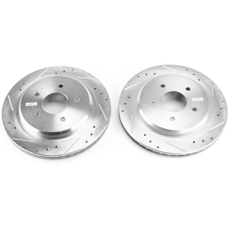 PowerStop — PowerStop Evolution Performance Drilled, Slotted & Plated Brake Rotor Pair