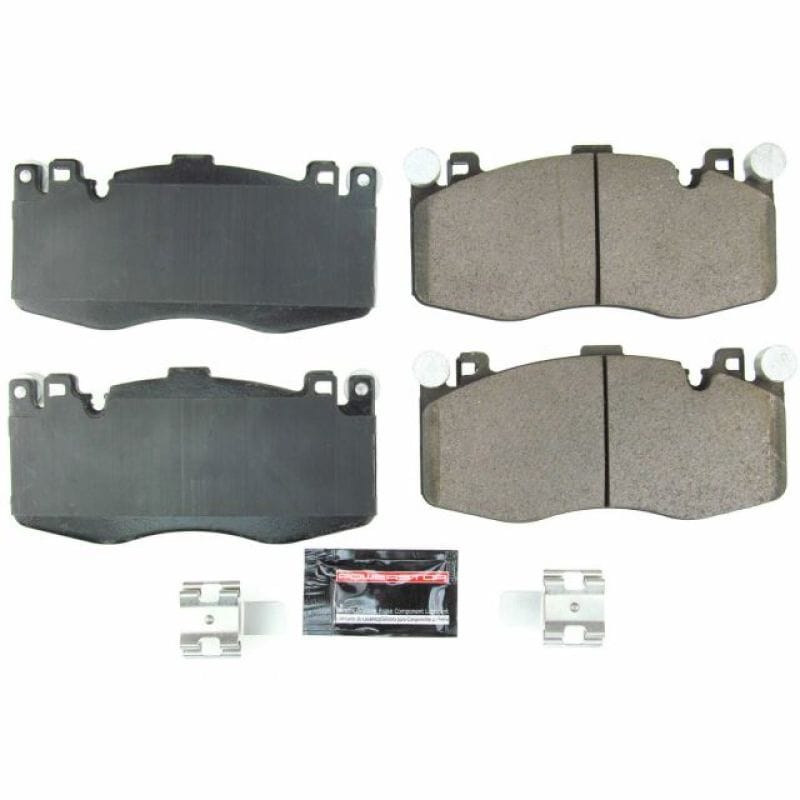 PowerStop — PowerStop - Z23 Daily Driver Carbon-Fiber Ceramic Brake Pads with Hardware Kit