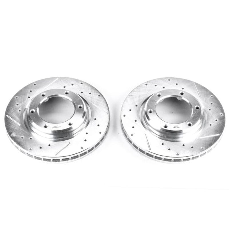 PowerStop — PowerStop Evolution Performance Drilled, Slotted & Plated Brake Rotor Pair