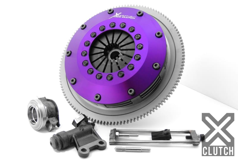 XCLUTCH — Clutch Kit Inc Chromoly Flywheel; 8" Twin Sprung Ceramic Clutch Discs