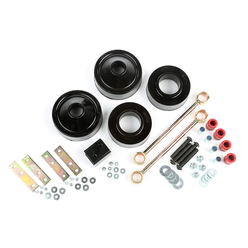 Rugged Ridge — This 1.75 inch budget lift kit from Rugged Ridge fits 07-18 Jeep Wrangler.
Spacer Lift Kit
