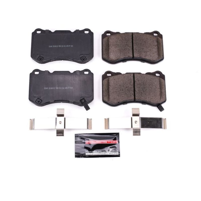 PowerStop — PowerStop - Z23 Daily Driver Carbon-Fiber Ceramic Brake Pads with Hardware Kit