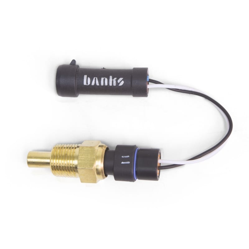 Banks Power — Fluid Temperature Sensor, 0-300 deg F Fluid temperature, 1/8 NPT and 3/8 NPT
Fluid Temperature Sensor